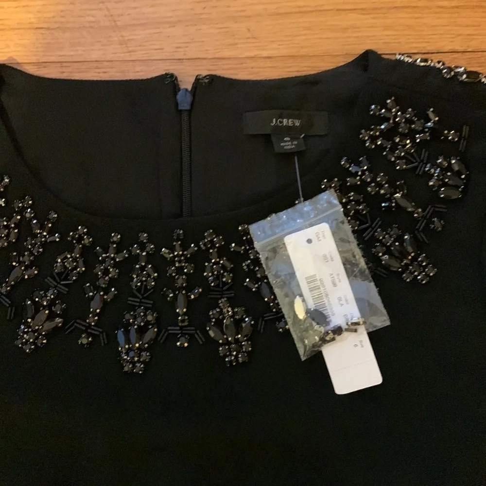 J Crew jeweled shift dress 6 - Picture 2 of 4